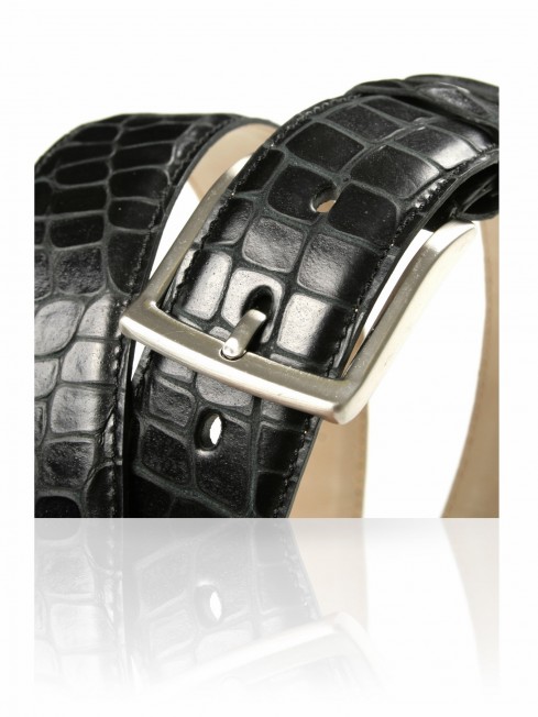 Ремень Унисекс 3044/40/Croco.Nero